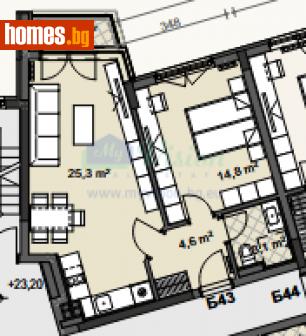 Двустаен, 71m² - Апартамент за продажба - 116398488