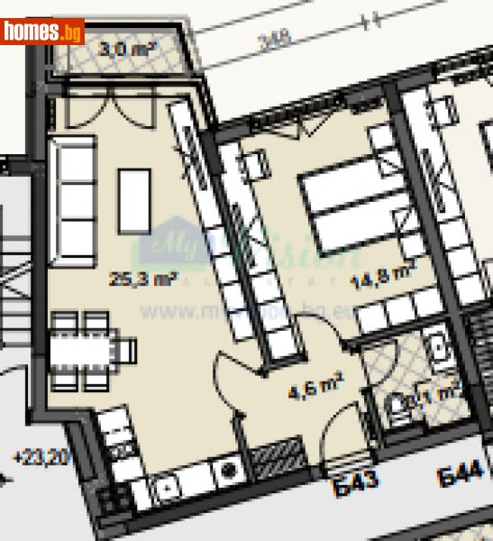 Двустаен, 71m² - Жк. Овча Купел, София - Апартамент за продажба - Myvision Real Estate - 116398488