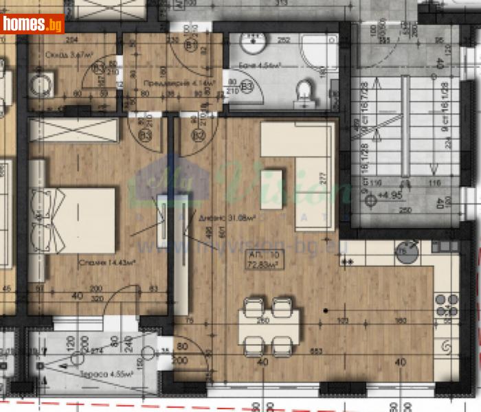 Двустаен, 85m² -  Студентски Град, София - Апартамент за продажба - Myvision Real Estate - 116398500