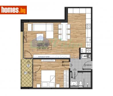 Двустаен, 85m² - Апартамент за продажба - 116398520