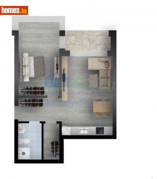 Двустаен, 73m² - Кв. Кръстова Вада, София - Апартамент за продажба - Myvision Real Estate - 116398594