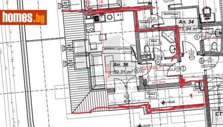 Едностаен, 32m² - Апартамент за продажба - 116398653