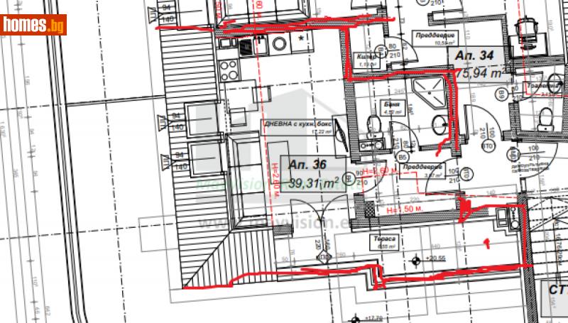 Едностаен, 32m² - Жк. Стрелбище, София - Апартамент за продажба - Myvision Real Estate - 116398653