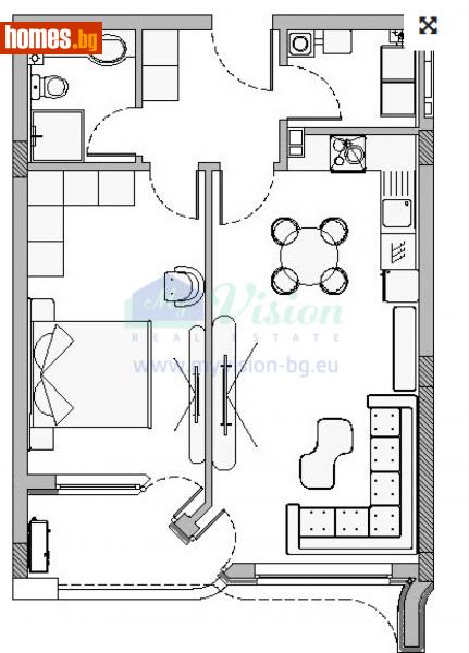 Двустаен, 79m² - Кв. Малинова Долина, София - Апартамент за продажба - Myvision Real Estate - 116398819