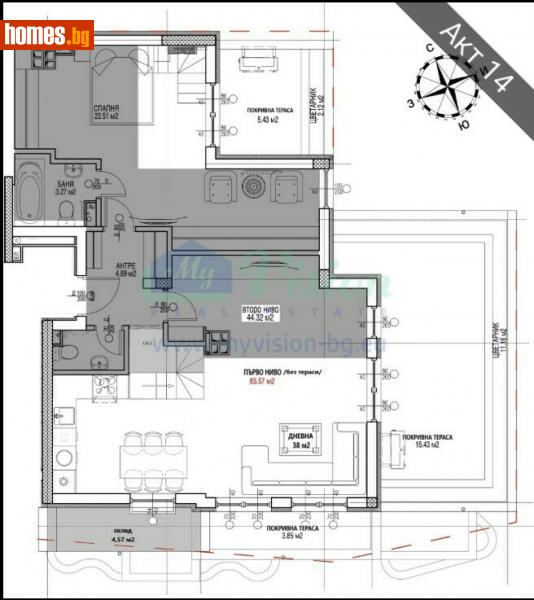 Мезонет, 185m² - Кв. Витоша, София - Апартамент за продажба - Myvision Real Estate - 116399003