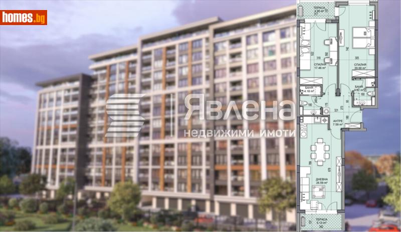 Тристаен, 122m² - Жк. Гагарин, Пловдив - Апартамент за продажба - ЯВЛЕНА - 116413913