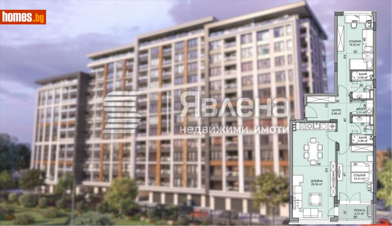 Тристаен, 115m² - Жк. Гагарин, Пловдив - Апартамент за продажба - ЯВЛЕНА - 116413938