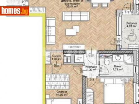 Тристаен, 123m² - Апартамент за продажба - 116443978