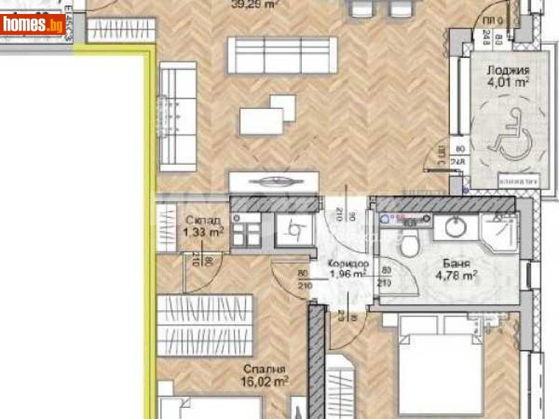 Тристаен, 123m² - Жк. Люлин 8, София - Апартамент за продажба - ИМОТЕКА АД - 116444039