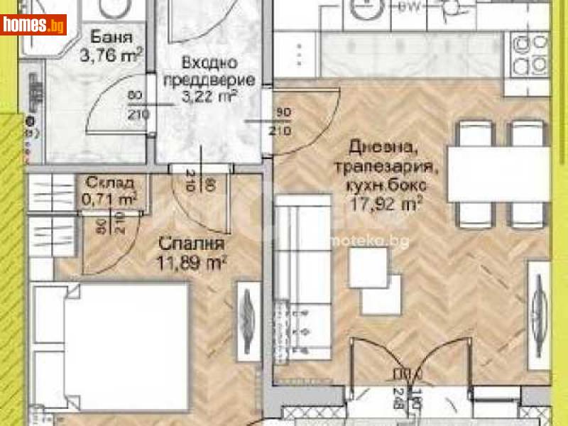 Двустаен, 56m² - Жк. Люлин 8, София - Апартамент за продажба - ИМОТЕКА АД - 116444082