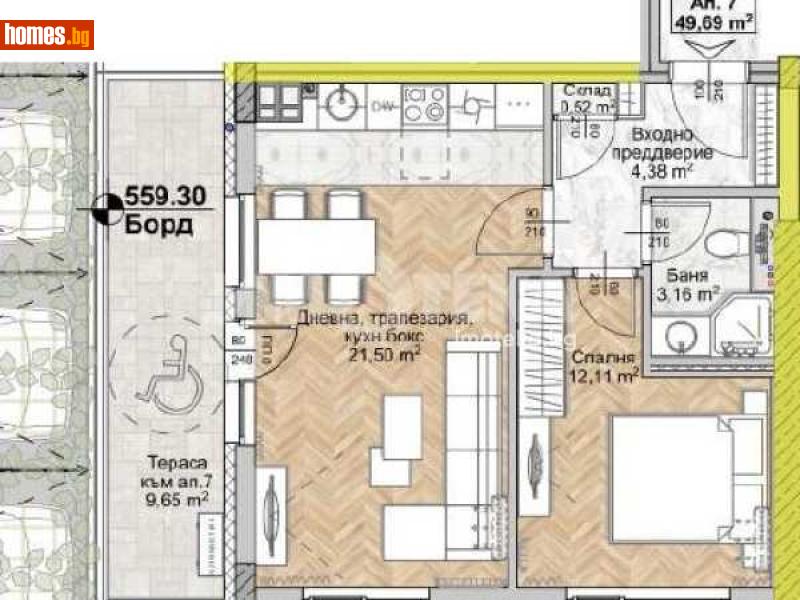 Двустаен, 58m² - Жк. Люлин 8, София - Апартамент за продажба - ИМОТЕКА АД - 116444084