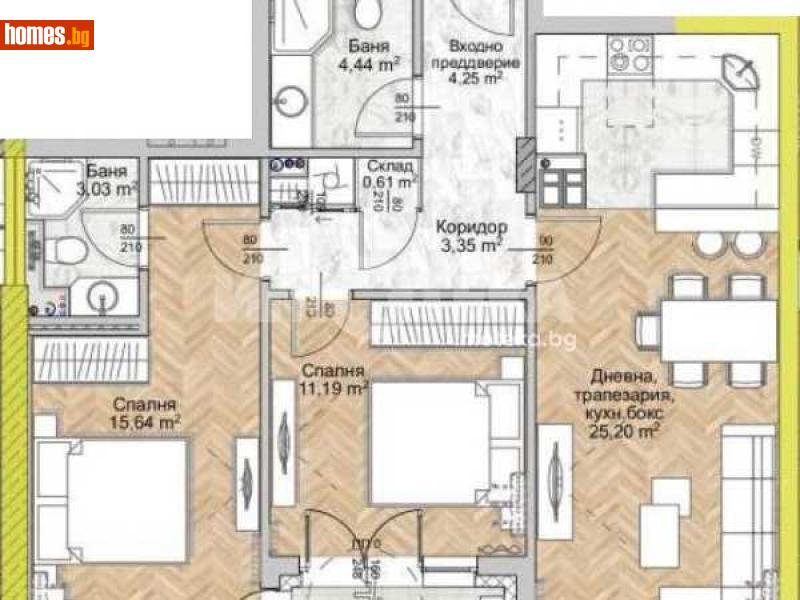 Тристаен, 97m² - Жк. Люлин 8, София - Апартамент за продажба - ИМОТЕКА АД - 116460199