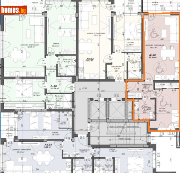 Двустаен, 80m² - Жк. Тракия, Пловдив - Апартамент за продажба - Имоти Мира - 116473529