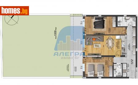 Тристаен, 97m² - Апартамент за продажба - 116484881
