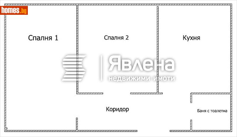 Тристаен, 74m² -  Център, София - Апартамент за продажба - ЯВЛЕНА - 116499682