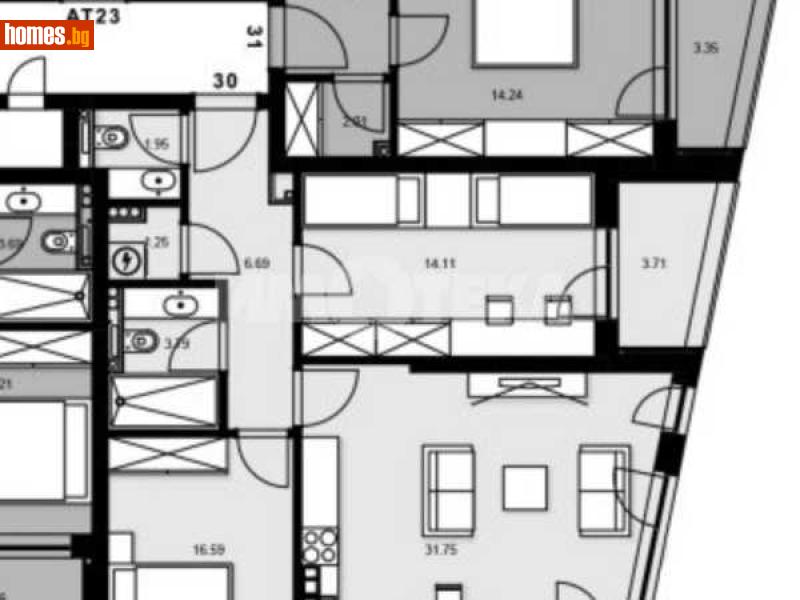 Тристаен, 111m² - Жк. Левски, Варна - Апартамент за продажба - ИМОТЕКА АД - 116503374