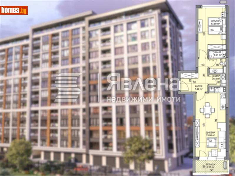 Двустаен, 77m² - Жк. Гагарин, Пловдив - Апартамент за продажба - ЯВЛЕНА - 116509418