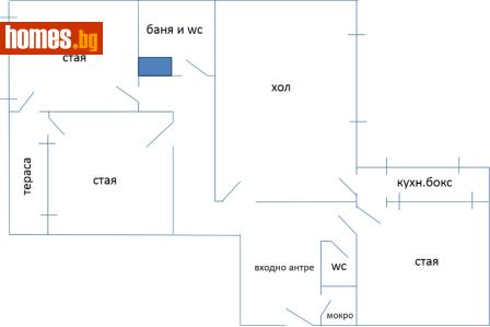 Тристаен, 95m² - Апартамент за продажба - 116516457