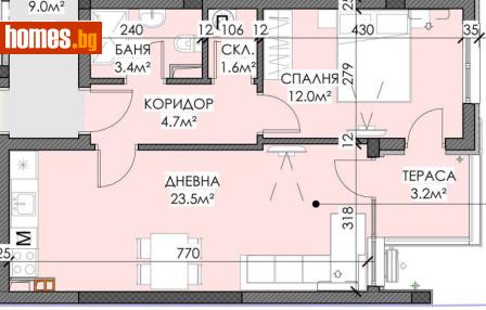 Двустаен, 68m² - Апартамент за продажба - 116533567