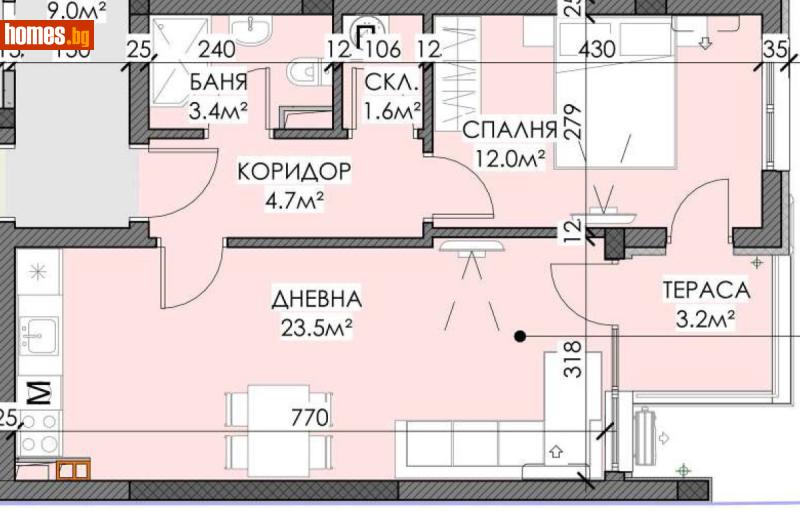 Двустаен, 68m² -  Сарафово, Бургас - Апартамент за продажба - Сарафово Недвижимост - 116533567