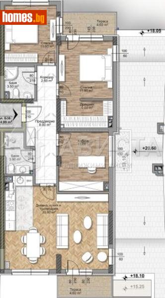 Четиристаен, 115m² - Жк. Овча Купел, София - Апартамент за продажба - Ависта офис Експерт - 116539926