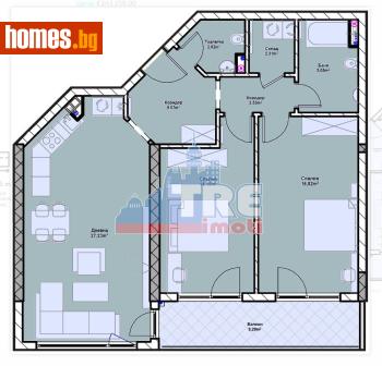 Тристаен, 115m² - Апартамент за продажба - 116540645