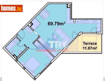 Двустаен, 94m² - Апартамент за продажба - 116540695