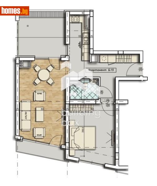 Двустаен, 92m² - Жк. Стрелбище, София - Апартамент за продажба - Билдинг Бокс - 116543970