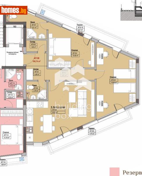 Тристаен, 122m² - Жк. Овча Купел, София - Апартамент за продажба - Билдинг Бокс - 116545817