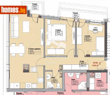 Тристаен, 110m² - Апартамент за продажба - 116545819