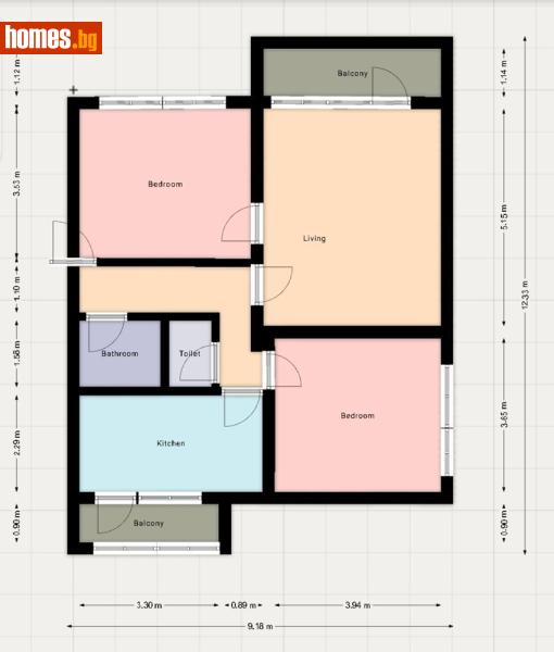 Тристаен, 91m² - Жк. Яворов, София - Апартамент за продажба - Примо Плюс - 116548381