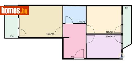 Двустаен, 59m² - Апартамент за продажба - 116551030