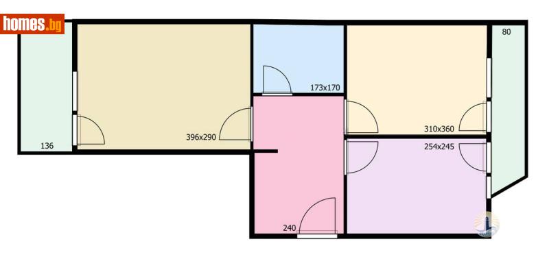 Двустаен, 59m² -  Център, Варна - Апартамент за продажба - Рeалина Бургас - 116551030