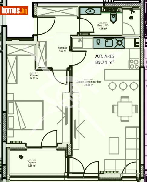 Двустаен, 93m² - Жк. Младост 2, София - Апартамент за продажба - ЕКС НВД - 116557326