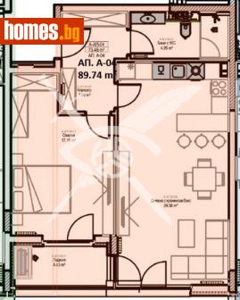 Двустаен, 93m² - Апартамент за продажба - 116561813
