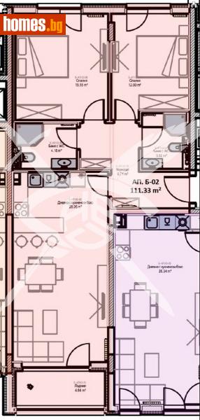 Тристаен, 116m² - Жк. Младост 2, София - Апартамент за продажба - ЕКС НВД - 116575920