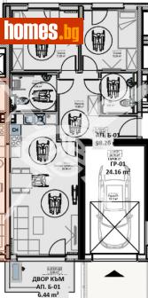 Тристаен, 102m² - Апартамент за продажба - 116577445