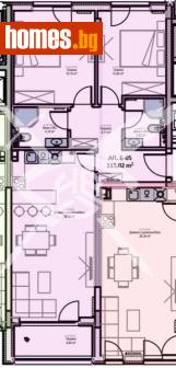 Тристаен, 116m² - Апартамент за продажба - 116578666