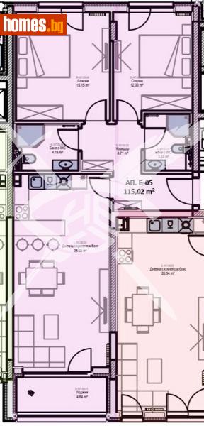 Тристаен, 116m² - Жк. Младост 2, София - Апартамент за продажба - ЕКС НВД - 116578666