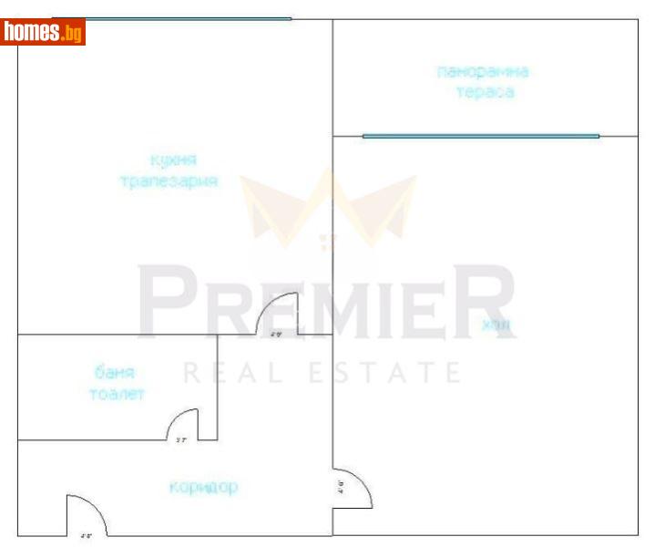 Двустаен, 51m² -  Ботунец, София - Апартамент за продажба - ИМОТИ ПРЕМИЕР - 116578704