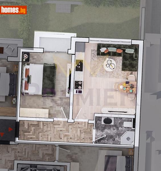 Двустаен, 75m² - Жк. Стрелбище, София - Апартамент за продажба - ИМОТИ ПРЕМИЕР - 116582536