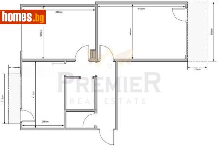 Тристаен, 74m² - Апартамент за продажба - 116584631