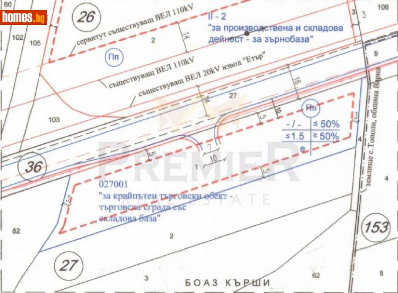 Парцел, 4000m² - С.Езерово, Варна - Парцел за продажба - ИМОТИ ПРЕМИЕР - 116591835