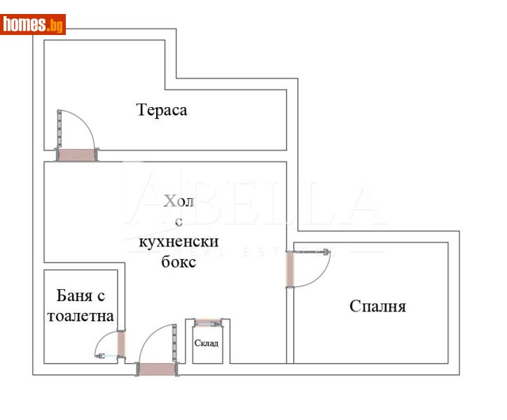 Двустаен, 76m² - Кв. Враждебна, София - Апартамент за продажба - Абела - 116600965