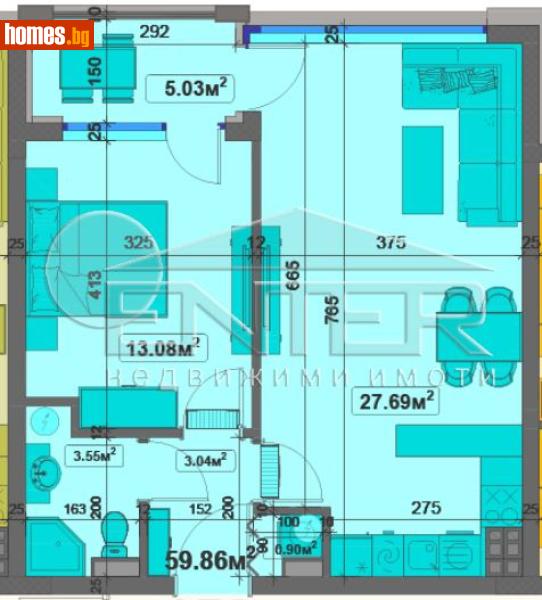 Двустаен, 73m² - Жк. Чайка, Варна - Апартамент за продажба - Ентер Недвижими имоти - 116602987