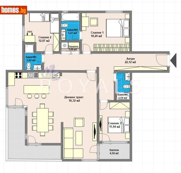 Четиристаен, 201m² - Кв. Владиславово, Варна - Апартамент за продажба - РОЯЛС - 116604318