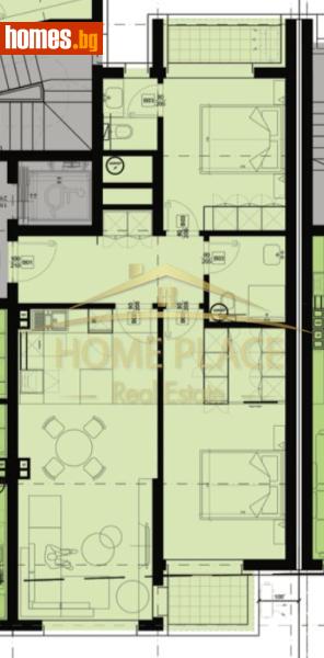 Тристаен, 107m² - Жк. Левски, Варна - Апартамент за продажба - Home Place - 116611206
