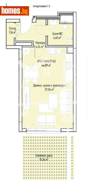 Едностаен, 55m² - Жк. Младост 4, София - Апартамент за продажба - Trust Broker Solutions - 116613430