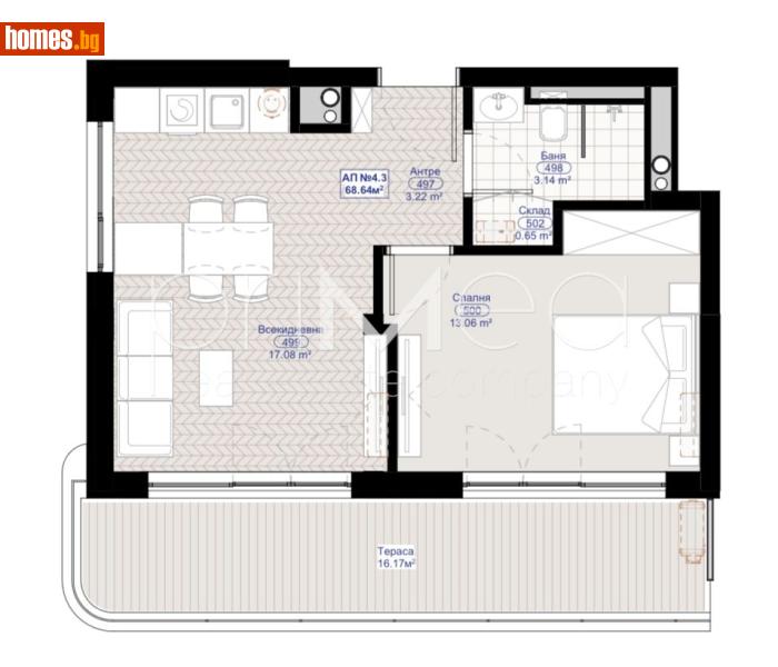 Двустаен, 68m² - Гр.Черноморец, Бургас - Апартамент за продажба - ПРИМЕА Недвижими Имоти - 116614799