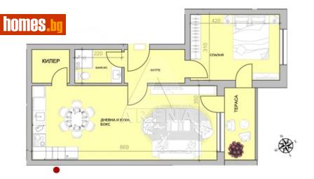 Двустаен, 82m² - Апартамент за продажба - 116614949
